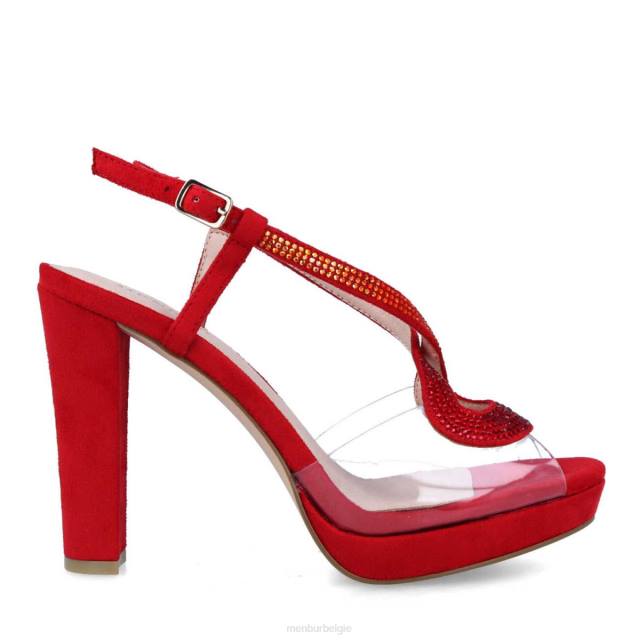 arezzo_vrouwen_menbur_0rln1480_rood_hoge_hakken.jpg arezzo vrouwen Menbur 0RLN1480 rood hoge hakken - Image 1