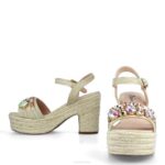 basisluis vrouwen Menbur 0RLN1295 beige hoge hakken - Image 8