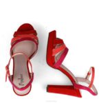 felicitatie vrouwen Menbur 0RLN224 rood casual chique schoen - Image 10
