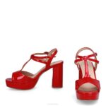 villado vrouwen Menbur 0RLN2097 rood middelhoge en lage hakken - Image 3