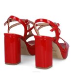 villado vrouwen Menbur 0RLN2097 rood middelhoge en lage hakken - Image 10