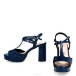 villado vrouwen Menbur 0RLN2098 donkerblauw middelhoge en lage hakken - Image 3