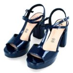 villado vrouwen Menbur 0RLN2098 donkerblauw middelhoge en lage hakken - Image 4