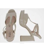 villado vrouwen Menbur 0RLN2099 beige middelhoge en lage hakken - Image 3