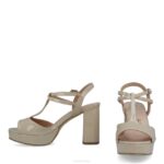 villado vrouwen Menbur 0RLN2099 beige middelhoge en lage hakken - Image 8