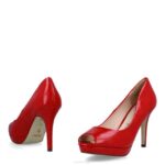 villadose vrouwen Menbur 0RLN2100 rood middelhoge en lage hakken - Image 3