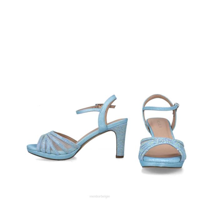 Boogschutter vrouwen Menbur 0RLN2877 azul helder sandalen