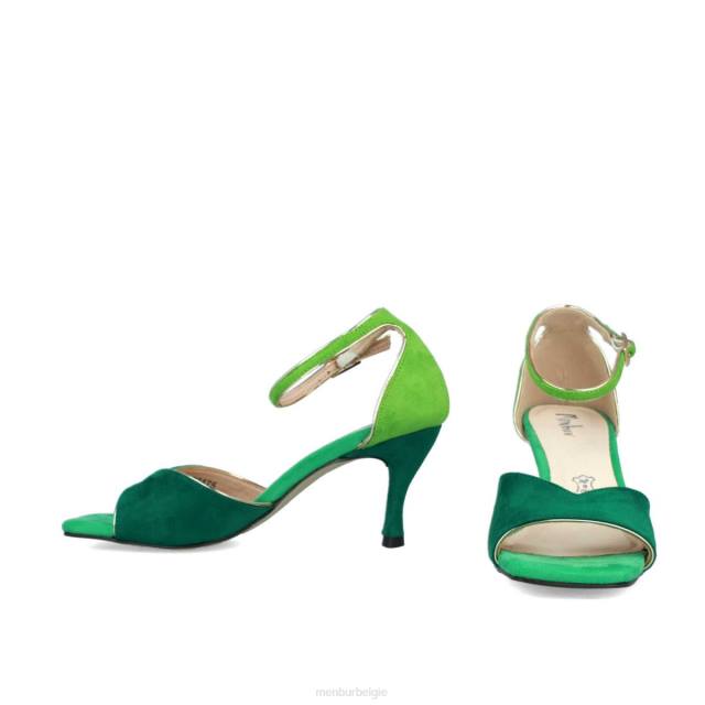 Calolzio vrouwen Menbur 0RLN3110 groente casual chique schoen