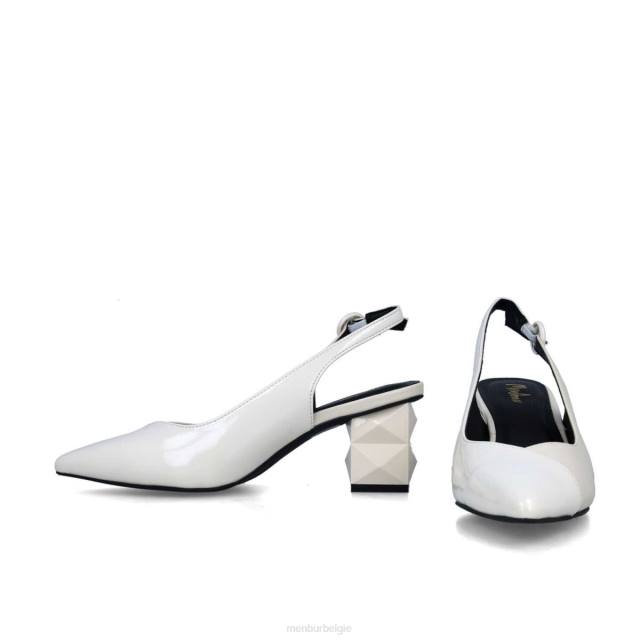 Vissen vrouwen Menbur 0RLN189 wit casual chique schoen
