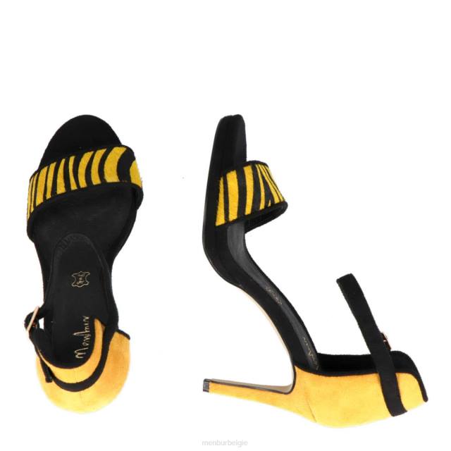 archi vrouwen Menbur 0RLN3291 geel casual chique schoen