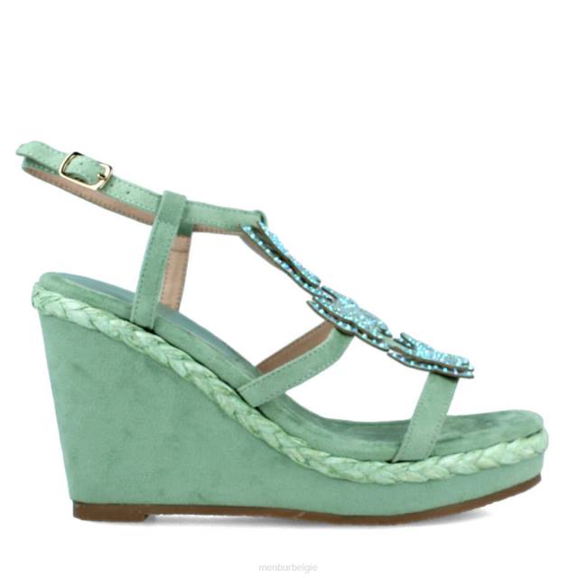 bellamonte vrouwen Menbur 0RLN215 groente casual chique schoen
