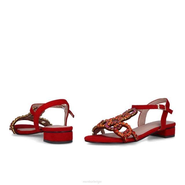 cannitello vrouwen Menbur 0RLN482 rood casual chique schoen