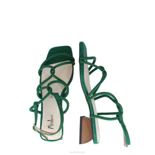capiton vrouwen Menbur 0RLN3548 groente casual chique schoen