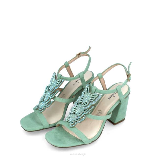 chienti vrouwen Menbur 0RLN3091 groente casual chique schoen
