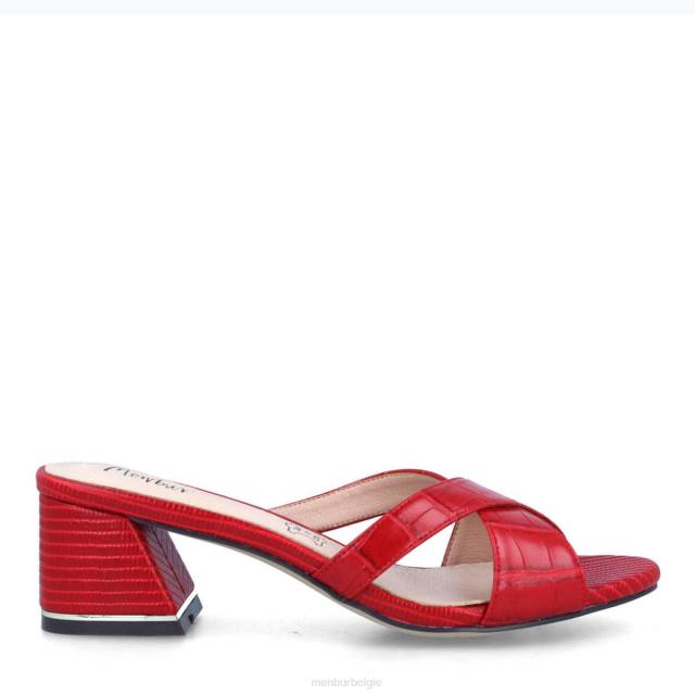 roccella vrouwen Menbur 0RLN483 rood casual chique schoen