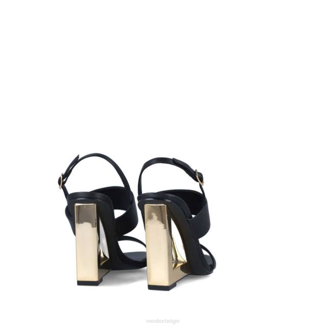 kitalfa vrouwen Menbur 0RLN158 zwart sandalen