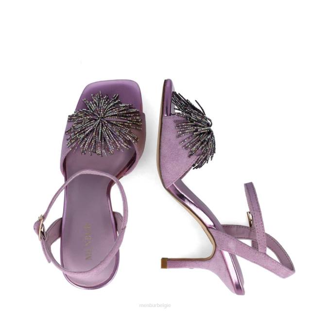 lacertae vrouwen Menbur 0RLN2911 paars sandalen
