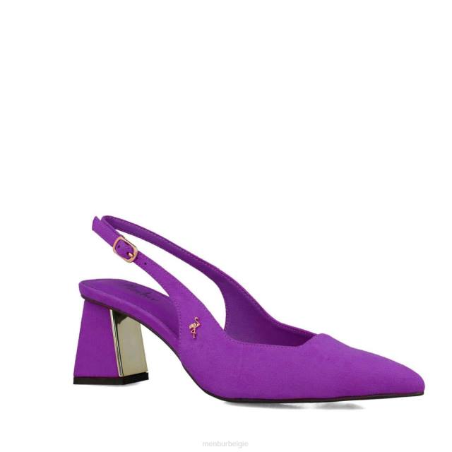 maagd vrouwen Menbur 0RLN3480 paars casual chique schoen