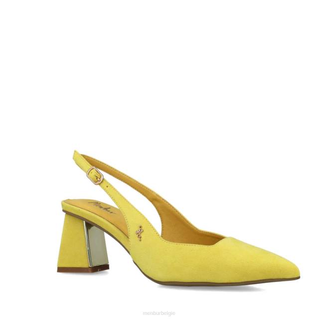 maagd vrouwen Menbur 0RLN3481 geel casual chique schoen