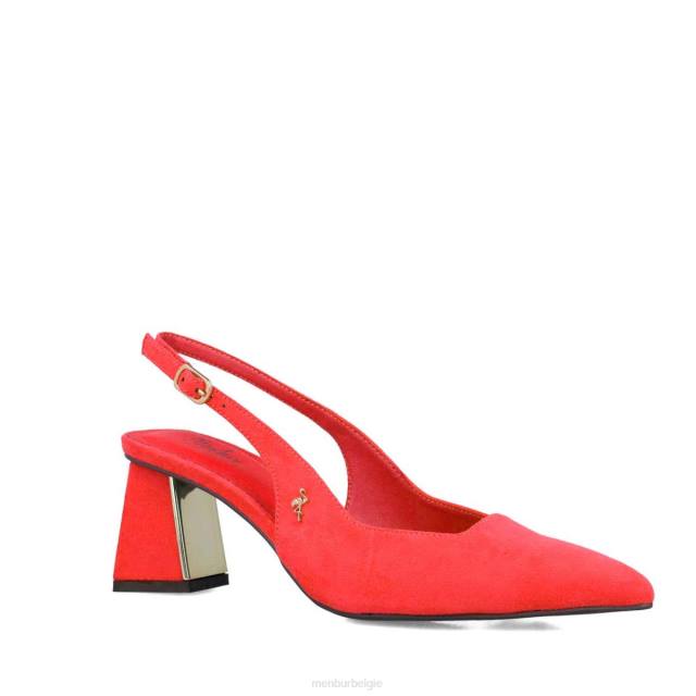maagd vrouwen Menbur 0RLN3483 koraal casual chique schoen