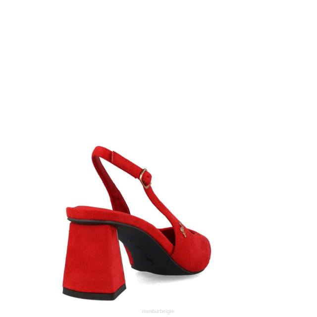 maagd vrouwen Menbur 0RLN3486 rood casual chique schoen