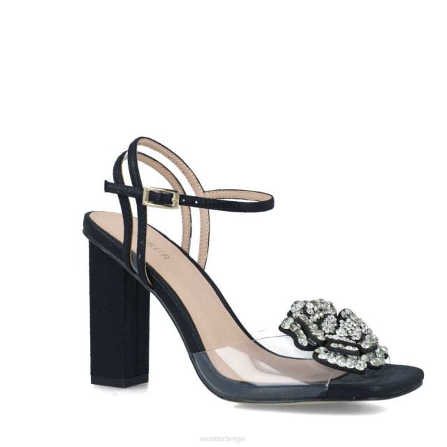 reticulum vrouwen Menbur 0RLN2868 zwart sandalen