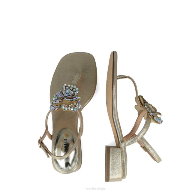 reticulum vrouwen Menbur 0RLN55 goud sandalen