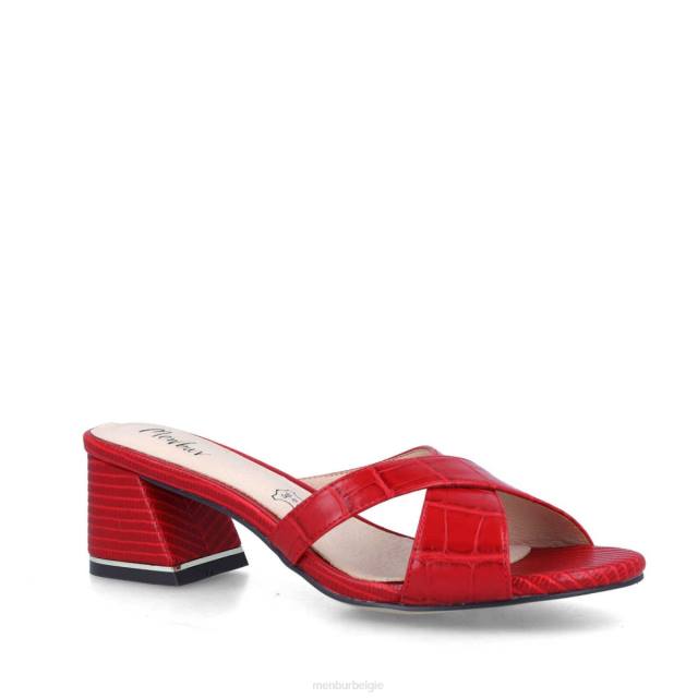 roccella vrouwen Menbur 0RLN483 rood casual chique schoen