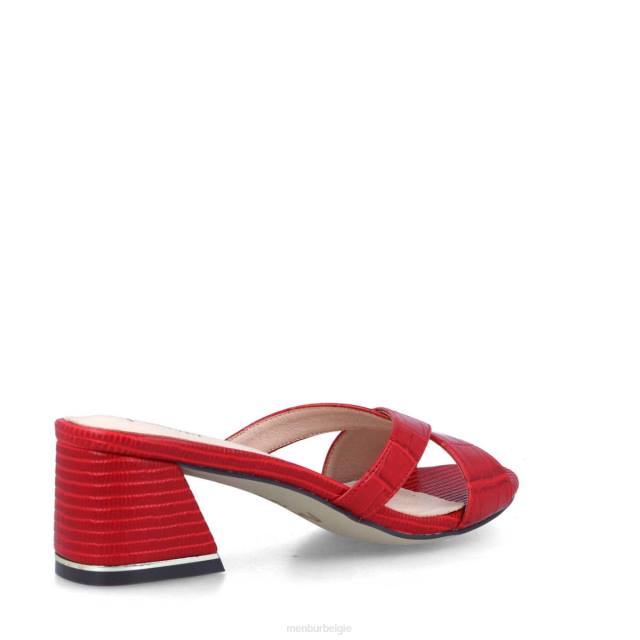 roccella vrouwen Menbur 0RLN483 rood casual chique schoen