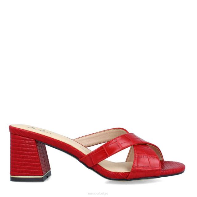 roccella vrouwen Menbur 0RLN483 rood casual chique schoen