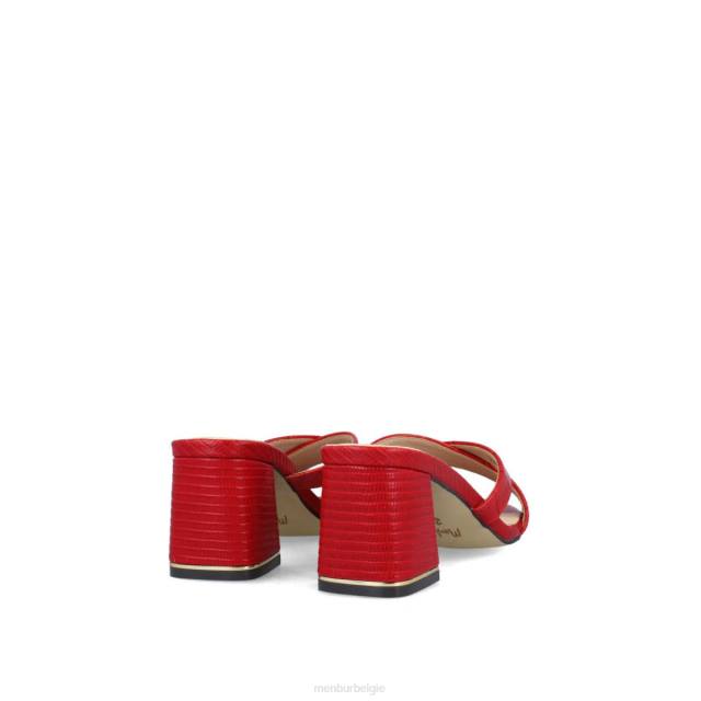 roccella vrouwen Menbur 0RLN483 rood casual chique schoen