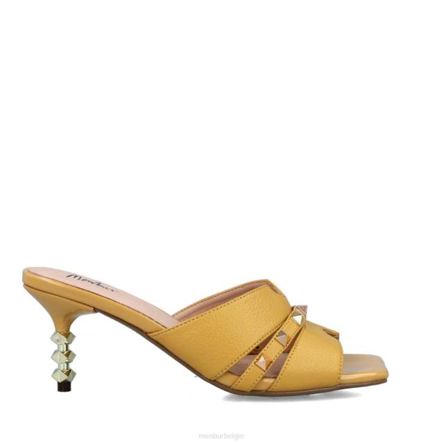 sagitta vrouwen Menbur 0RLN2963 geel casual chique schoen