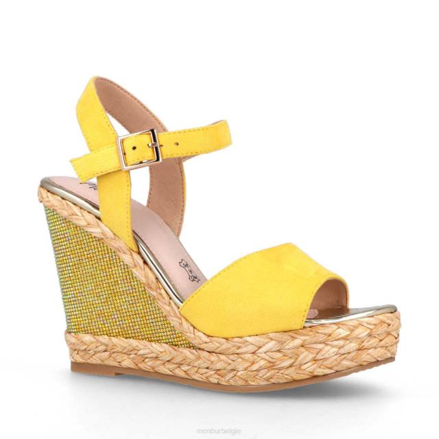 satriano vrouwen Menbur 0RLN3616 geel casual chique schoen