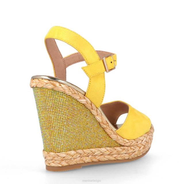 satriano vrouwen Menbur 0RLN3616 geel casual chique schoen