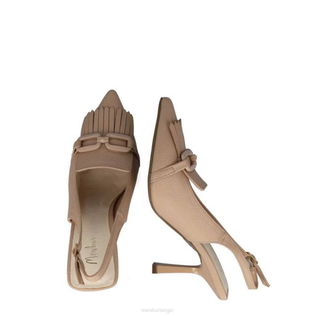 sextanen vrouwen Menbur 0RLN2967 beige casual chique schoen