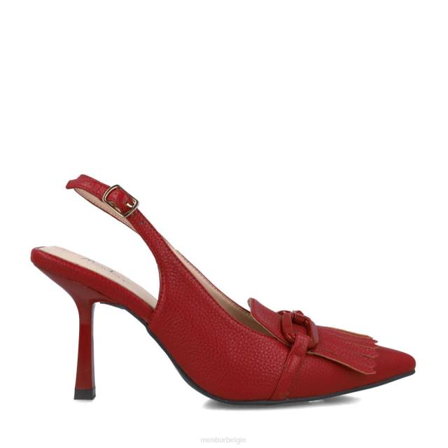 sextanen vrouwen Menbur 0RLN2968 rood casual chique schoen