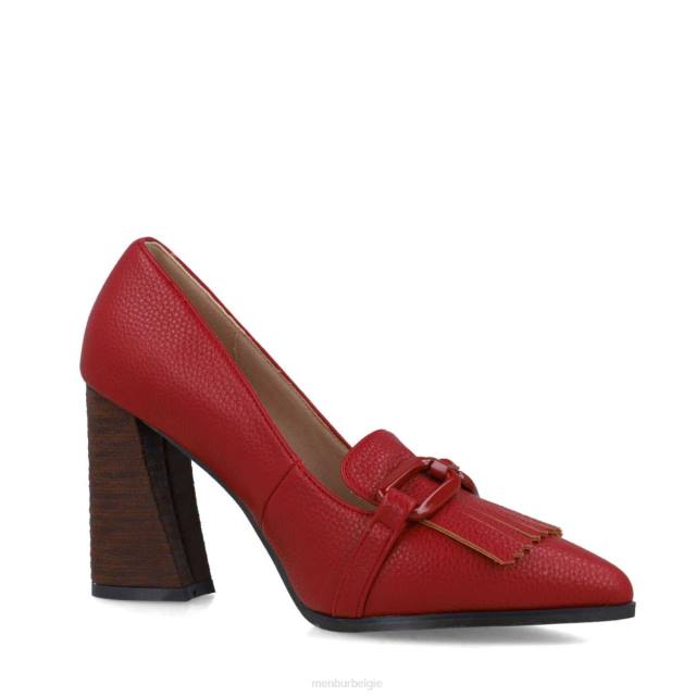 sextanen vrouwen Menbur 0RLN2991 rood casual chique schoen