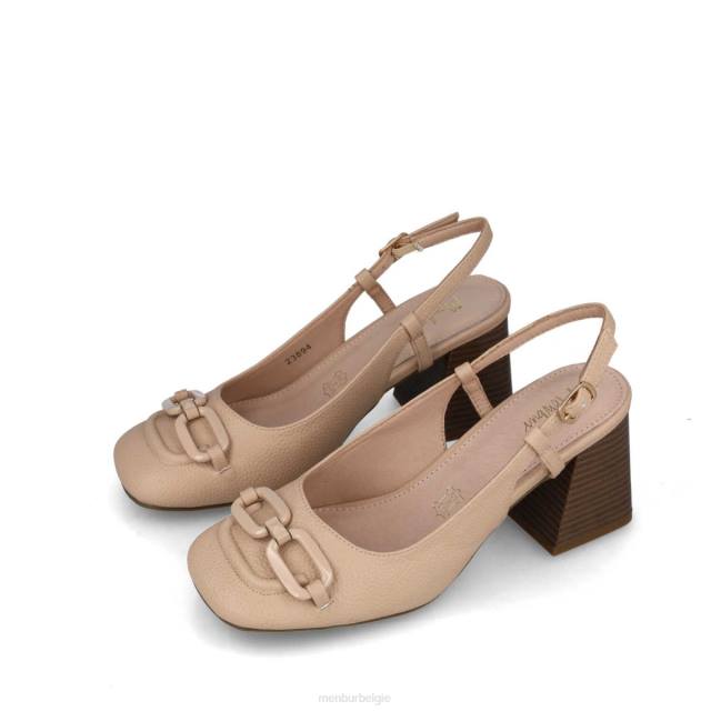 sextanen vrouwen Menbur 0RLN3470 beige casual chique schoen