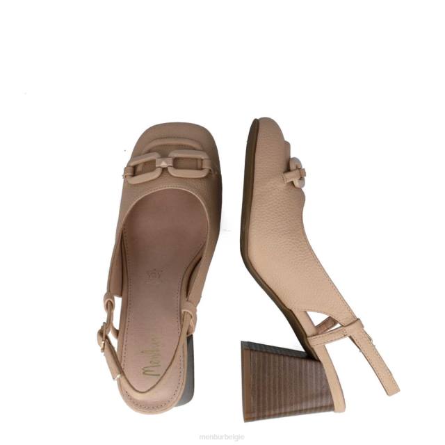 sextanen vrouwen Menbur 0RLN3470 beige casual chique schoen