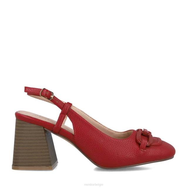 sextanen vrouwen Menbur 0RLN3471 rood casual chique schoen