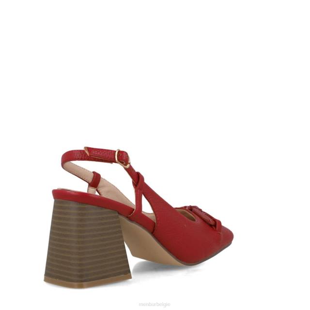 sextanen vrouwen Menbur 0RLN3471 rood casual chique schoen