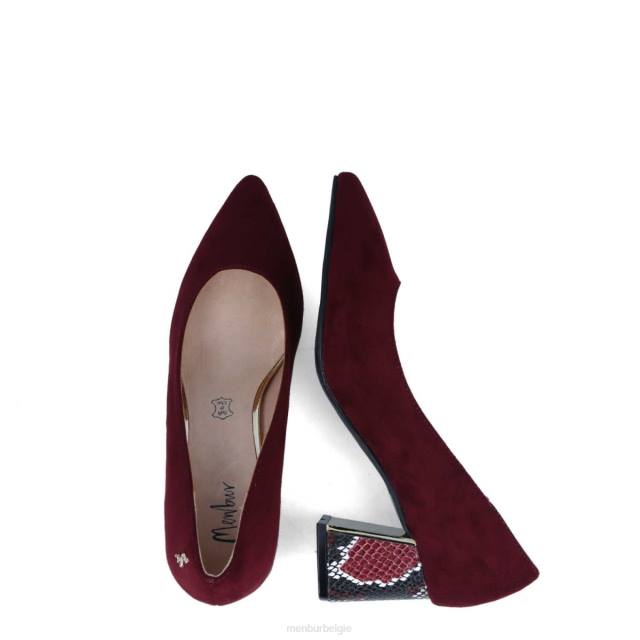 solfara vrouwen Menbur 0RLN3395 rood casual chique schoen