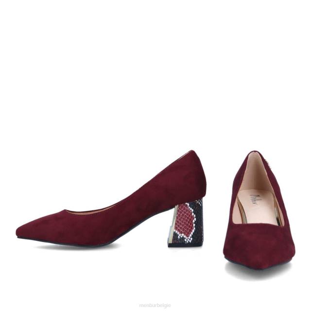 solfara vrouwen Menbur 0RLN3395 rood casual chique schoen