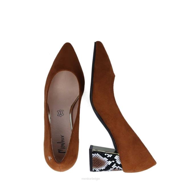 solfara vrouwen Menbur 0RLN400 bruin casual chique schoen