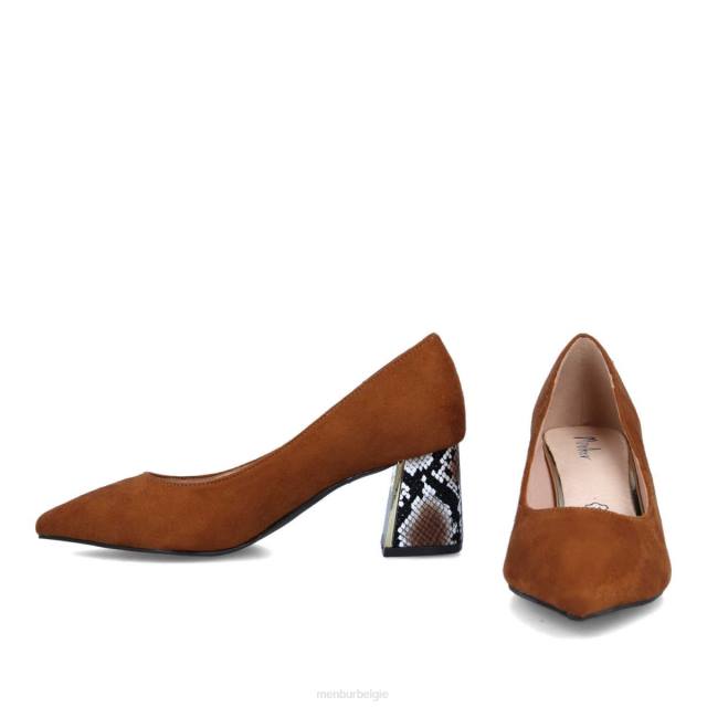 solfara vrouwen Menbur 0RLN400 bruin casual chique schoen