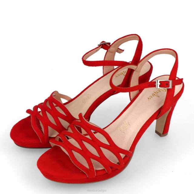 trento vrouwen Menbur 0RLN3314 rood casual chique schoen