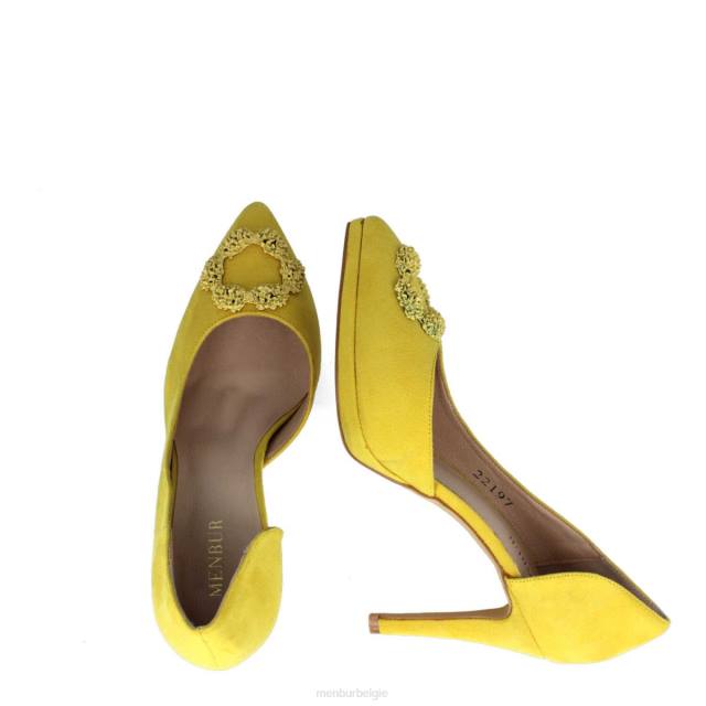 vauzone vrouwen Menbur 0RLN3365 geel casual chique schoen