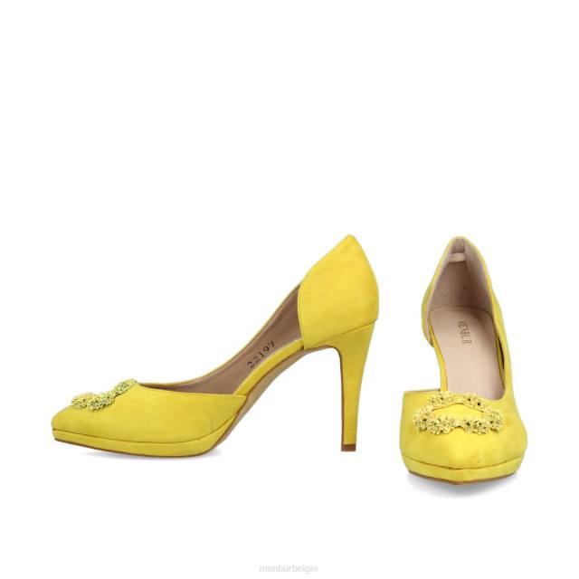 vauzone vrouwen Menbur 0RLN3365 geel casual chique schoen