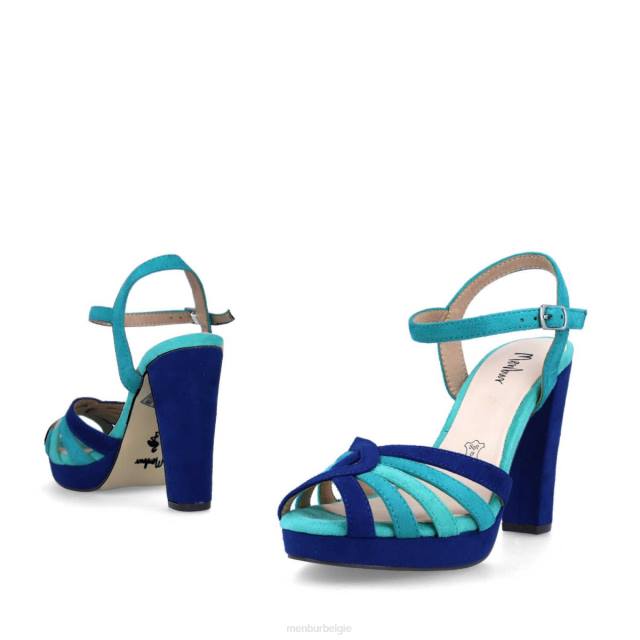 vernazza vrouwen Menbur 0RLN345 azul medio casual chique schoen