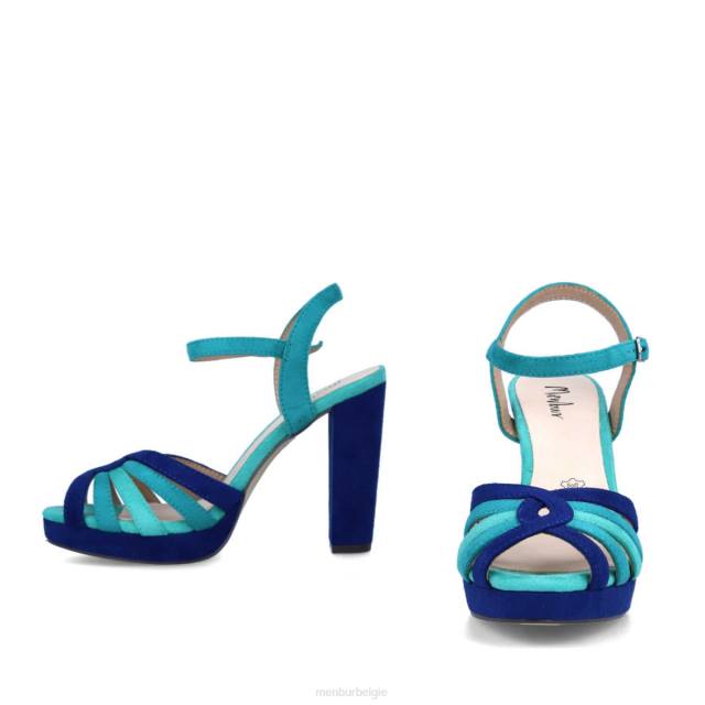 vernazza vrouwen Menbur 0RLN345 azul medio casual chique schoen